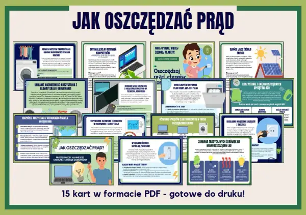 Oszczędzaj prąd, chroń planetę! Poznaj sposoby na oszczędzanie prądu, od optymalizacji komputerów po wykorzystanie światła dziennego.
